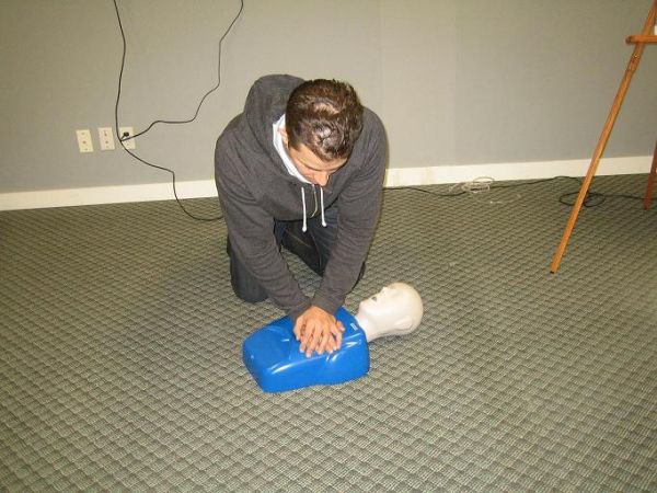 Basic CPR Chest Compressions